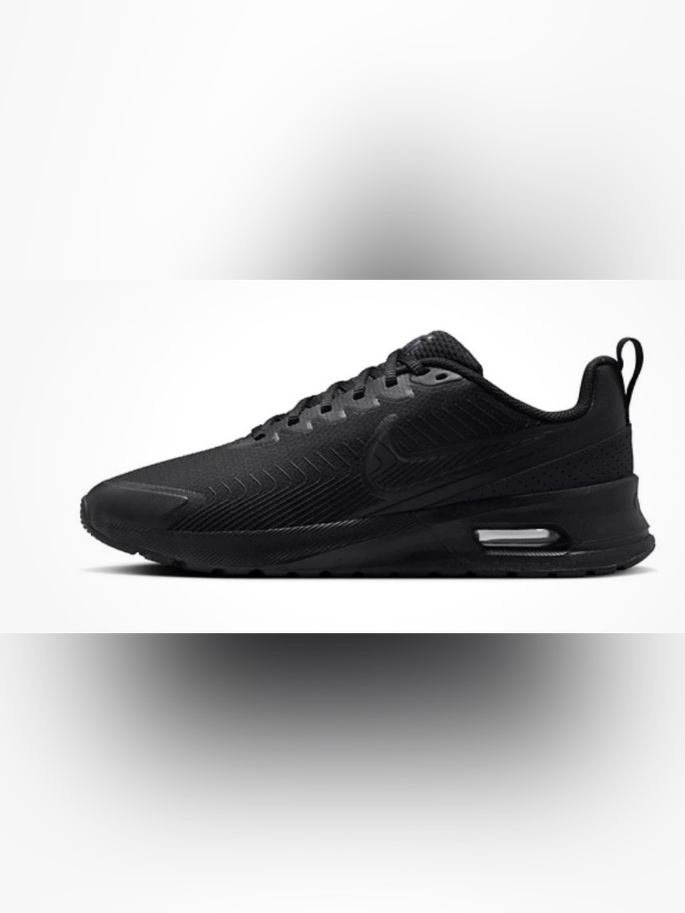 Nike Men's Air Max Nuaxis Lace-Up Sneakers Black/Anthracite - Medium